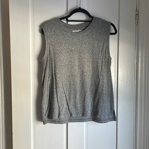 Madewell Soft Grey Muscle Tank L